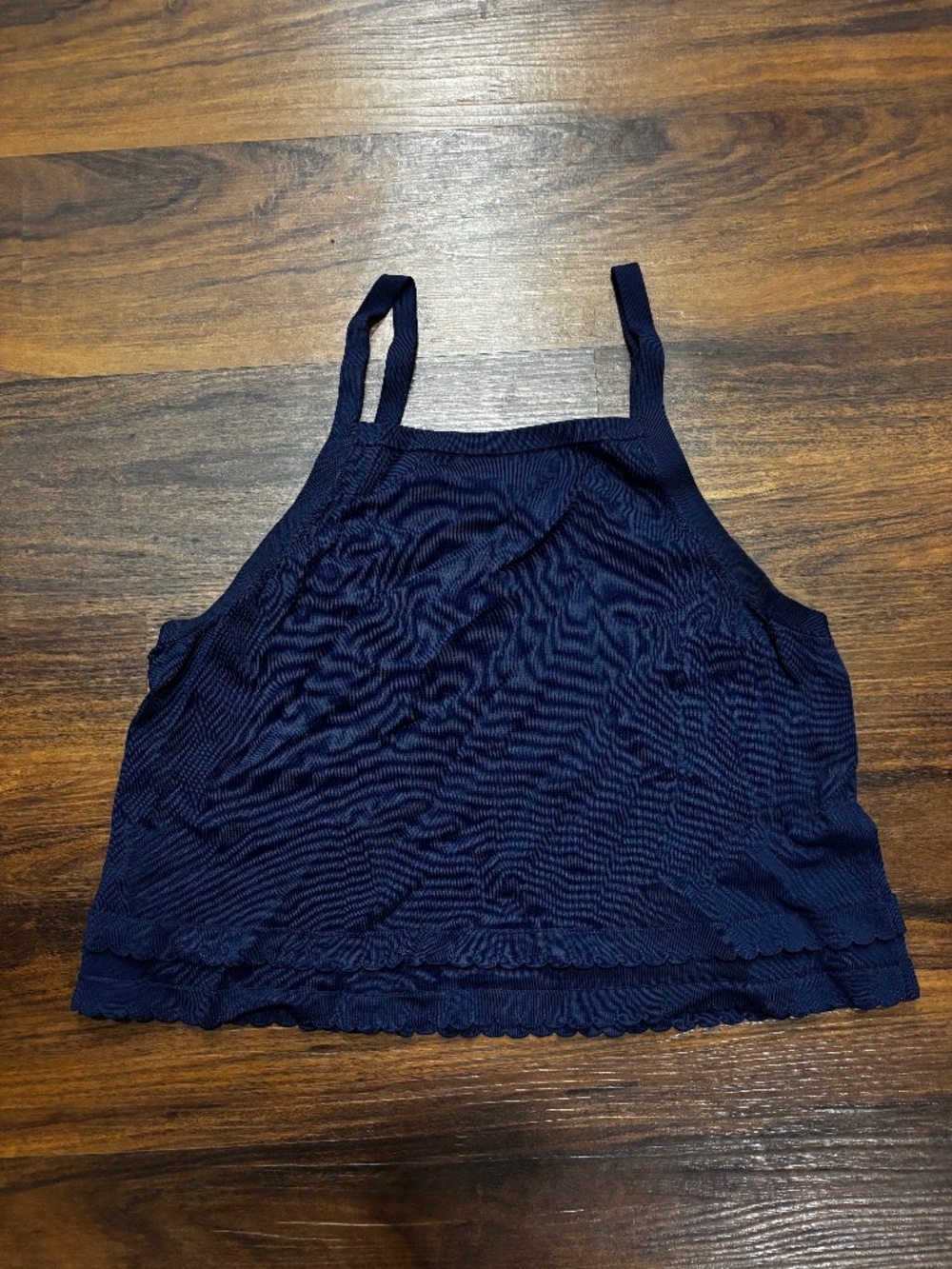 Lilly Pulitzer Navy Halter Crop Top